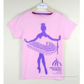 Girls Ballet Dancer Printing T-Shirt